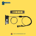 RMT R22231010186 7-button recliner side control switch assembly with USB charging port wiring harness and mounting bezel close up motion furniture replacement part Number2project