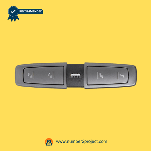 RMT WPS4C10025 4-Button Recliner & Lift Chair Switch with USB Backlight – Front View 4-button recliner and lift chair control switch with USB charging port and backlit buttons RMT WPS4C10025 power recliner switch close up motion furniture controller Number2project