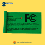 Raffel CTR UR2 49 BA VER A FCC compliance label showing model number and certification details recliner switch control module Number2project