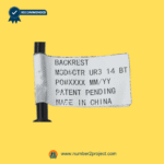 Raffel CTR UR3 14BT recliner switch backrest label close up model identification tag Number2project