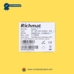 Richmat HJA1S adjustable bed dual motor actuator label showing head and foot stroke specifications Number2project
