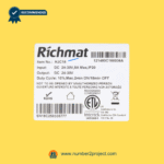 richmat hjc18 control box label close up adjustable bed base input output specifications Number2project