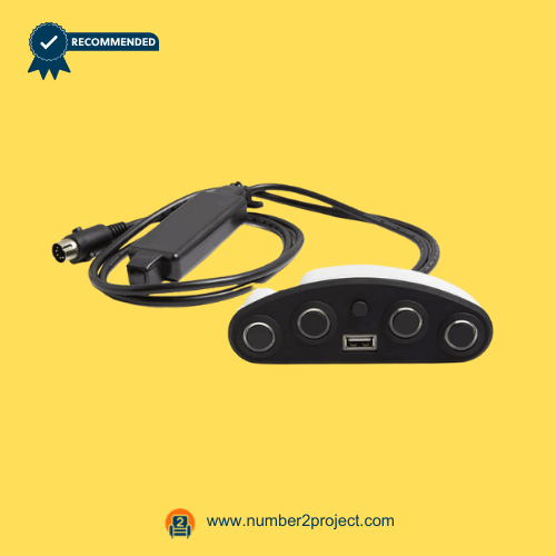 SMT-S40108L 5-Button Recliner & Lift Chair Switch with USB – Front View 5-button recliner and lift chair control switch with USB charging port SMT-S40108L power recliner hand control close up motion furniture controller Number2project