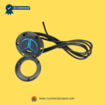 2-button recliner remote controller round shape with USB charger and blue LED light universal power recliner hand control close up motion furniture controller Number2project