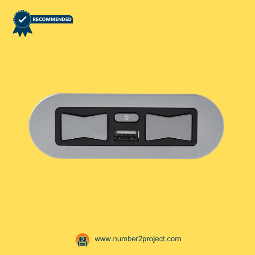 5-button recliner lift chair control switch with USB charging port and 3-plug compatibility eMoMo HX90NCLU close up motion furniture controller Number2project