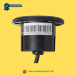 black round recliner hand control rear housing with serial number barcode label eMoMo K20 back view motion furniture controller Number2project