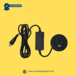 2-button round fixed recliner control switch assembly with USB port inline control module and cable eMoMo RemoP10BLR power recliner hand control close up motion furniture controller Number2project