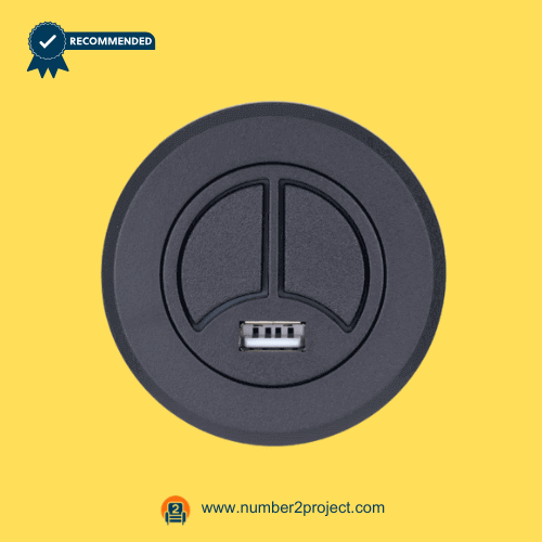 2-button round recliner control switch with USB port and 5-pin compatibility eMoMo RemoP10LR power recliner hand control close up motion furniture controller Number2project