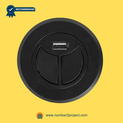 2-button round recliner control switch with USB port eMoMo RemoP10LRA fixed power recliner hand control close up motion furniture controller Number2project