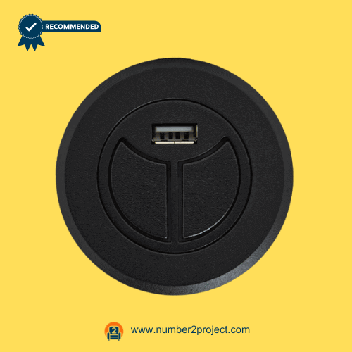 2-button round recliner control switch with USB port eMoMo RemoP20LRU power recliner hand control close up motion furniture controller Number2project