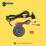 3-button round recliner control switch assembly with USB port wiring harness and mounting screws eMoMo RemoP40C2L power recliner hand control close up motion furniture controller Number2project