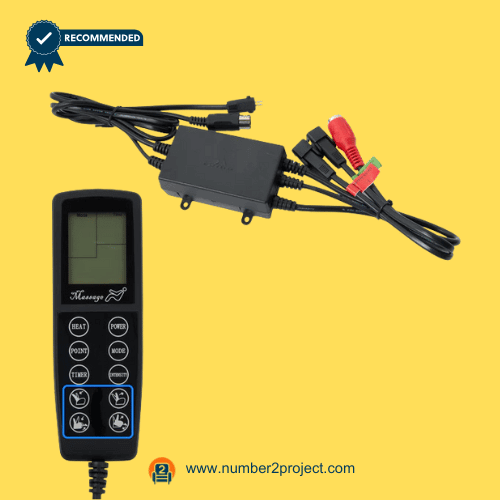 Acrookey 5-lead junction box with massage and heat hand control for power recliner or lift chair with dual motors – Sold by Number2project – Sofa & Recliner Repair Experts