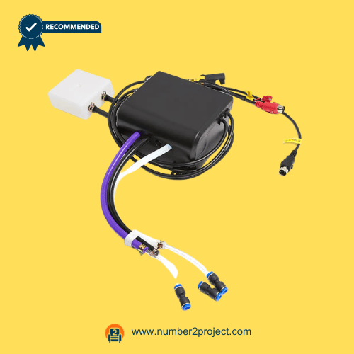 Mulin MLKZ048-B1 Airbag Controller Junction Box – Recliner Lumbar and Air System OEM Unit Mulin MLKZ048-B1 airbag controller junction box with pneumatic hoses and wiring harness for recliner lumbar and air support systems, OEM replacement – sold by Number2project Sofa and Recliner Repair Experts