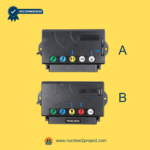 Comparison of Richmat HJC18 control box junction box showing standard version and plug-lock version for adjustable bed bases – Sold by Number2project – Sofa & Recliner Repair Experts