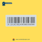 Serial number and barcode label on eMoMo E20124CHHRL junction box control box for power recliner identification – Sold by Number2project – Sofa & Recliner Repair Experts
