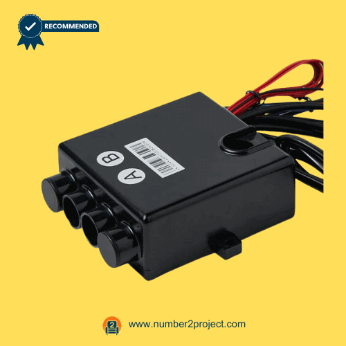 eMoMo E204A-L Control Box Junction Box for Electric Recliner & Lift Chair Repair eMoMo E204A-L control box junction box for electric recliner and lift chair repair, replacement recliner control box with multi-port round connectors, wiring harness, and power connections used in powered recliners, lift chairs, and electric furniture systems, compatible eMoMo control box sold by Number2project Sofa and Recliner Repair Experts