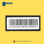 eMoMo HX052E2HL-2 control box junction box serial number and barcode identification label used for electric recliner and lift chair repair, replacement recliner control box part number verification label for powered recliners and lift chairs, authentic eMoMo junction box identification sold by Number2project Sofa and Recliner Repair Experts