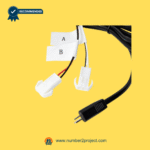 Motor output connectors labeled A and B with power lead on eMoMo HX43HAR2L2-2 junction box control box for power recliner and lift chair – Sold by Number2project – Sofa & Recliner Repair Experts