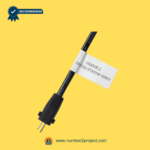 eMoMo HX43HR-2 control box power cord with labeled cable used for recliner and lift chair control box power connection