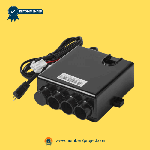 eMoMo HX43HRLL Control Box Junction Box – 24V Power Recliner Control Module eMoMo HX43HRLL control box junction box for power recliner with multi-port front connectors and power cable, 24V recliner control module compatible with eMoMo electric recliner systems – Sold by Number2project – Sofa & Recliner Repair Experts