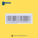 eMoMo HX43KH2L junction box barcode label and serial number identification for power recliner control box, showing SN ZE43KH2L used to verify 24V recliner junction box compatibility – Sold by Number2project – Sofa & Recliner Repair Experts