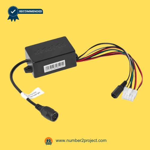 eMoMo HX43S24H2L Control Box for Power Recliner eMoMo HX43S24H2L control box for power recliner with wiring harness and round motor connector, 24V recliner junction box compatible with eMoMo electric recliner systems – Sold by Number2project – Sofa & Recliner Repair Experts