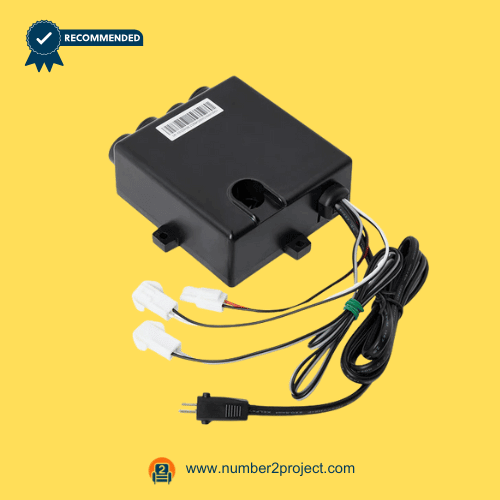 eMoMo NHX032B4HL junction box control box for recliner lift chair with wiring harness, labeled connectors, and power cord, OEM replacement – sold by Number2project Sofa and Recliner Repair Experts