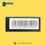 eMoMo SNE032C4HL junction box barcode label and serial number identification for recliner and lift chair control box, showing SN E032C4HL used to verify 24V recliner junction box compatibility – Sold by Number2project – Sofa & Recliner Repair Experts