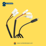 Connector plugs for eMoMo SNE034KA8HL junction box showing motor connectors and DC power input for recliner lift chair – Sold by Number2project – Sofa & Recliner Repair Experts