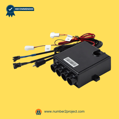 eMoMo TRGB2RRC2LNV Junction Box Recliner Control Box – OEM Replacement Unit eMoMo TRGB2RRC2LNV junction box recliner control box with wiring harness and multiple motor ports for power recliner systems, OEM replacement – sold by Number2project Sofa and Recliner Repair Experts