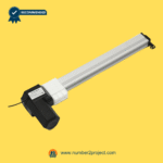 330mm stroke linear actuator motor for power recliners and lift chairs with two-pin connection cable, heavy-duty aluminum track, and high-torque motor housing. Ideal replacement actuator for electric motion furniture repairs. Sold by Number2project – Sofa & Recliner Repair Experts.