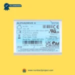 OKIN ALPHADRIVE S 83706 linear actuator label close up showing 24-29V duty cycle 2min ON 18min OFF 2000N specification Number2project