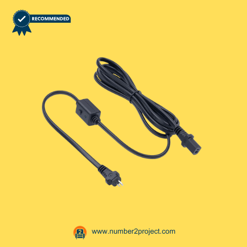 2-Pin DC Power Cable with ONOFF Switch and Indicator Light – Male to Female 6.7ft Front View 2 pin DC power cable with on off switch and indicator light male to female 6.7ft recliner lift chair power control extension cable motion furniture replacement Number2project