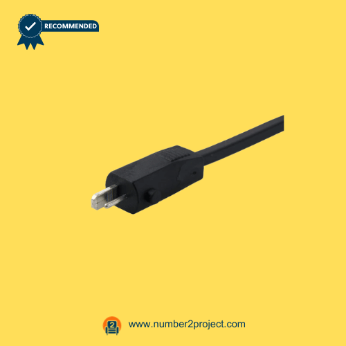 2 pin flat power plug connector for power recliner transformer cable lift chair power supply connector close up Number2project