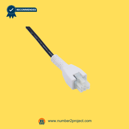 white 2 pin locking connector plug for power recliner transformer cable lift chair power supply connector close up Number2project