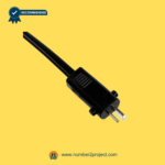 2 pin male recliner power plug connector close up for power recliner lift chair actuator transformer control box connection motion furniture replacement wiring Number2project