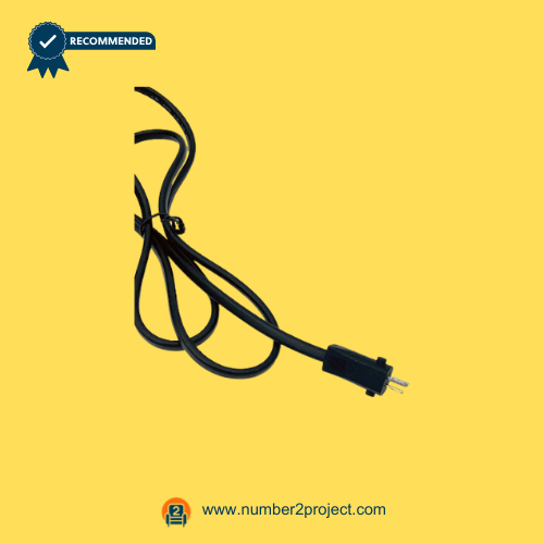 2 pin power cable connector close up for power recliner and lift chair actuator flat prong plug motion furniture replacement cable Number2project
