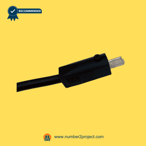 2 pin round connector plug for power recliner transformer cable lift chair power supply connector close up Number2project