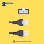 3 pin adjustable desk connector plugs close up lifting column actuator control box connection compatible adjustable desk motion furniture replacement cable Number2project