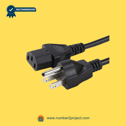 3-Prong AC Massage Chair Power Cord Coiled – 10ft View 3 prong AC power cord massage chair replacement cable UL listed 10ft grounded plug IEC connector power supply cable motion furniture Number2project