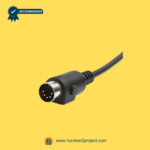 5 pin male DIN recliner control connector plug close up for power recliner lift chair control box actuator connection motion furniture wiring replacement Number2project