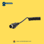 5 pin male recliner hand control connector close up coiled extension cord remote controller plug motion furniture replacement cable Number2project