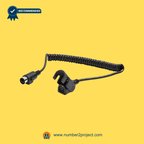 5-Pin Recliner Hand Control Retractable Extension Cord – 6.5ft Front View 5 pin recliner hand control retractable extension cord male to female 6.5ft coiled remote controller extension cable motion furniture replacement Number2project