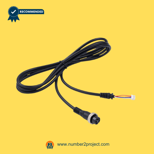 #603 5-Pin iRest Massage Chair Remote Controller Replacement Cable – Front View 5 pin iRest massage chair remote controller cable replacement wiring harness for massage chair hand control connection motion furniture repair cable Number2project