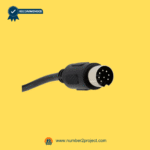 8 pin male DIN recliner connector close up motion furniture extension cable plug lift chair controller wiring replacement harness Number2project