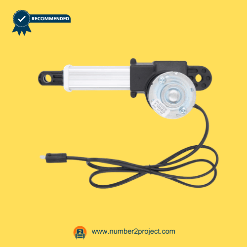 KAIDI compact recliner linear actuator rear gear motor housing with short extension shaft and power cable lift chair motion furniture replacement actuator Number2project