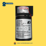 KAIDI KDPT007-98 linear actuator motor label close up showing DC 29V 75W specifications load and stroke information for power recliner lift chair actuator replacement Number2project