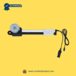 KAIDI KDPT007 linear actuator gearbox drive screw view with mounting block and connector cables power recliner lift chair actuator replacement Number2project