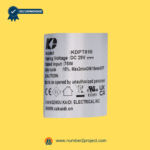 KAIDI KDPT010 linear actuator motor label close up showing DC 29V 75W electrical specifications for power recliner lift chair actuator identification Number2project