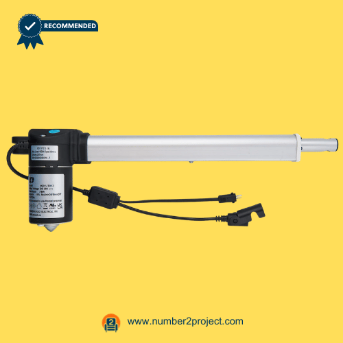 KAIDI KDYJT013-54 Linear Actuator for ReclinerLift Chair – Full Assembly View KAIDI KDYJT013-54 linear actuator motor for power recliner and lift chair KDYJT003-22 compatible motion furniture replacement actuator with connectors Number2project